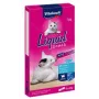 Kaķu našķis Vitakraft Liquid Snack Junior ar vistu, zivīm, cūkgaļu pastas formā 6×15 g, mitrums 88,5%
