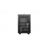 Datora korpuss DeepCool CH160 PLUS Small Form Factor SFF ATX/mATX, rūdīts stikls, USB-C, melns