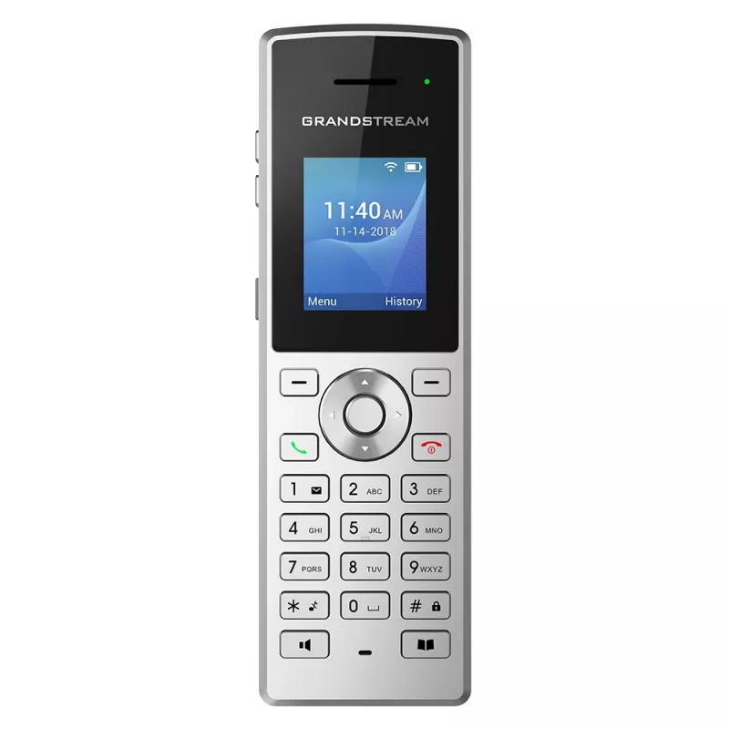 Grandstream Networks WP810 IP tālrunis melns. Metālisks 2 līnijas TFT Wi-Fi