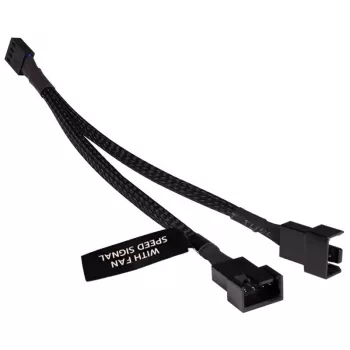 RGB sadalītāja kabelis Alphacool 18676 melns, plastmasa, 150 mm