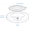 Bezvadu piekļuves punkts Teltonika TAP400 Wi‑Fi 6, 2,4/5 GHz, 3000 Mbit/s, PoE, 1x LAN, 3 antenas, balts