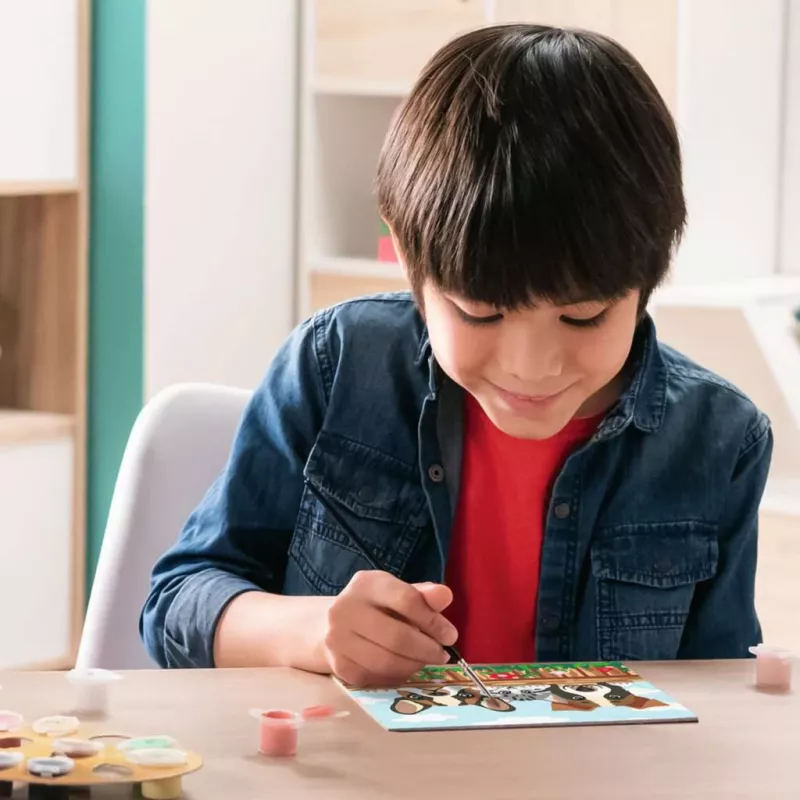 Ravensburger CreArt — suņi un kaķi (krāsošanas pēc numuriem komplekts)