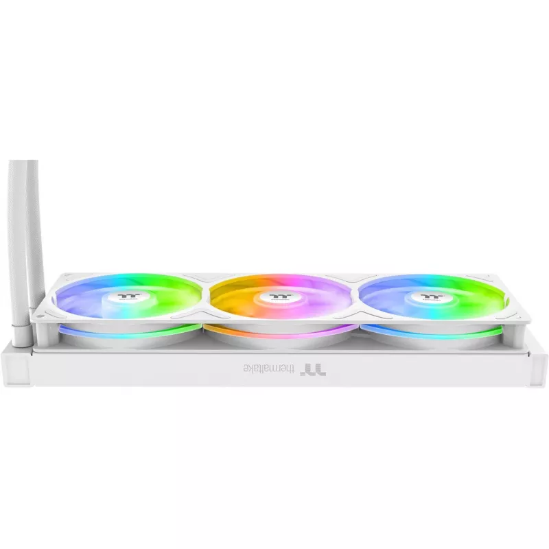 Viss-vienā šķidruma CPU dzesētājs THERMALTAKE TH360 V3 ARGB Sync Snow Edition (3x120mm, ARGB, AIO)