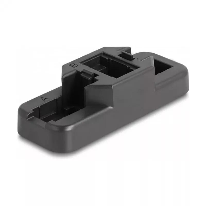 DeLOCK Keystone LSA komplekts RJ45 RJ11 Cat.6 melns klipšu turētājs