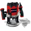 Einhell TE-RO 1255 E augšfrēze - 1200 W - Ø 6 un 8 mm - apgriezienu regulēšana - paralēlais atbalsts - nosūkšanas adapteris - ar piederumiem