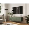 Cama RTV 3D TRESSE Skapis 150x40x55 matēts zaļš