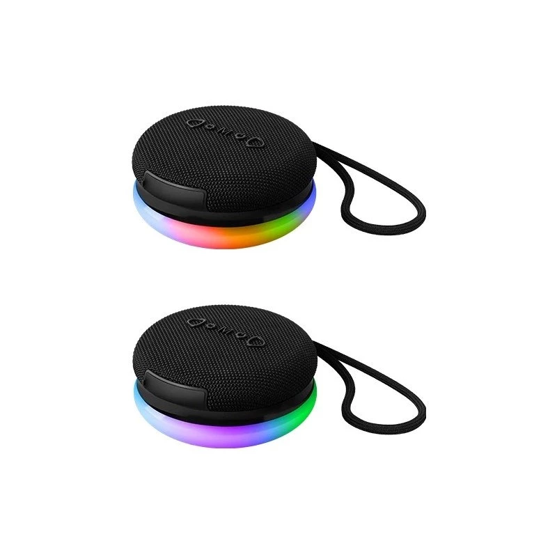 Portable Bluetooth speaker DEFENDER ENJOY 40 — 7 W RMS, Bluetooth 5.3, LED illumination, LiPo baterija, 9 h, Melns