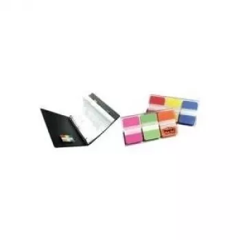3M Post-It Tabs - 1 Solid - Sarkana - Dzeltena - Zila - 22 Sadaļas/Krāsa - 66/Izsniedzējs - Zila - Sarkana - Dzeltena - 25,4 mm - 38 mm - 22 Lapas