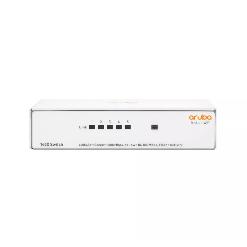 HPE Aruba Networking Instant On 1430 5 portu Gigabit slēdzis