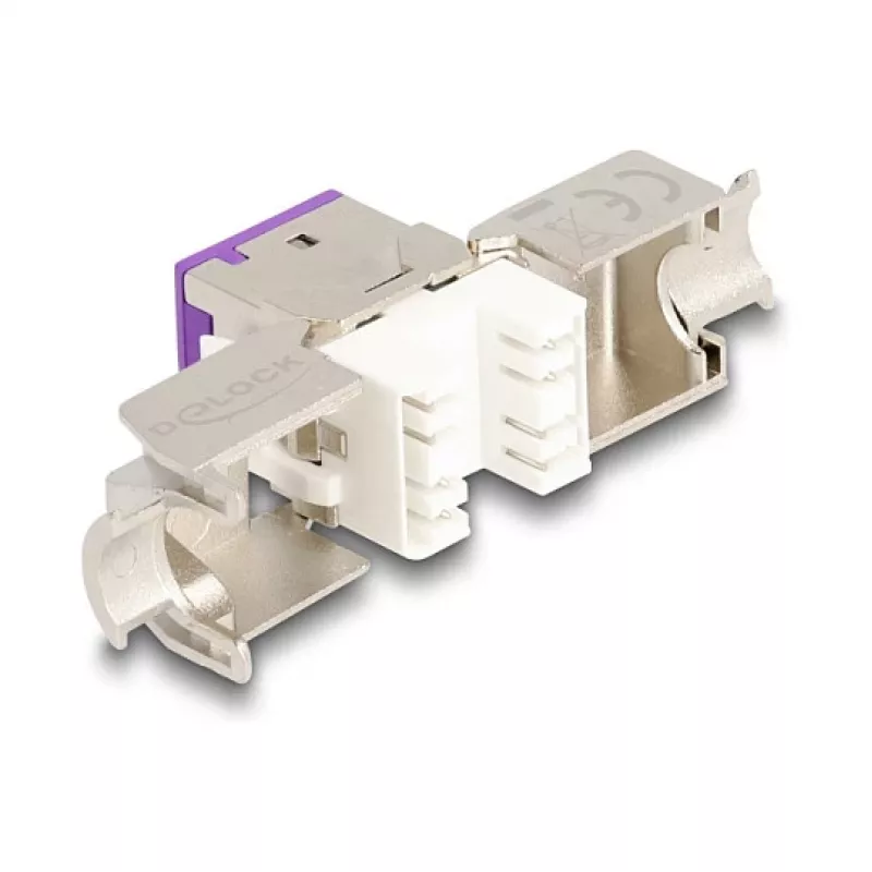 DeLOCK keystone modulis 88121 Plakans violets RJ-45 10 gab.