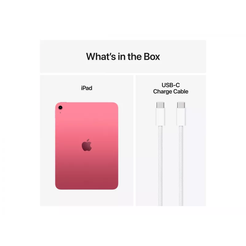 Planšetdators Apple iPad 11 collas 128 GB, A16 mikroshēma, iPadOS 18, Rozā, IPS 2360x1640, USB-C