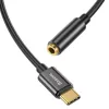 Kabeļu adapteris Baseus CATL54-01 Type-C uz 3.5 mm, melns