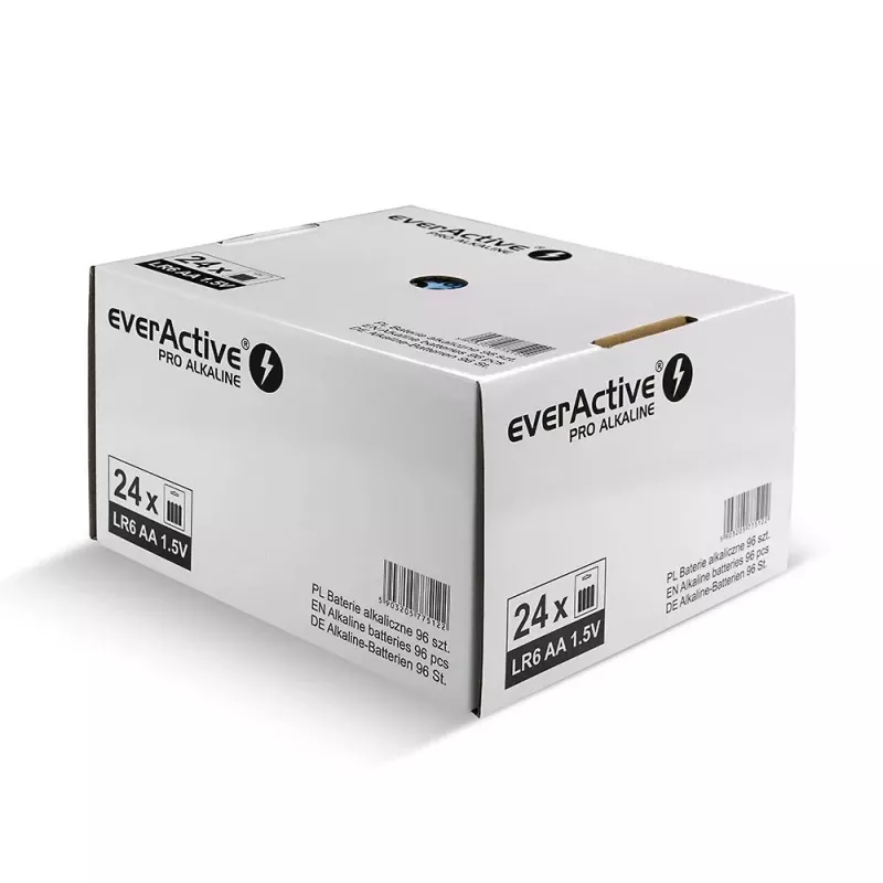 Sārmainās baterijas everActive LR64BLPADIS — 96 gab., AA izmērs