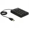 Cipartastatūra DeLOCK 12481 Universal USB melna
