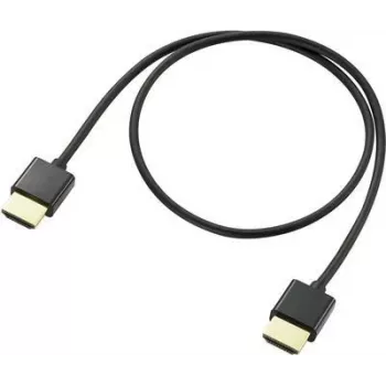 SpeaKa Professional HDMI savienojuma kabelis 0,50 m, Audio Return Channel, apzeltīti kontakti, melns [1x HDMI spraudnis - 1x HDMI spraudnis] (SP-9070576)