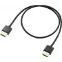 SpeaKa Professional HDMI savienojuma kabelis 0,50 m, Audio Return Channel, apzeltīti kontakti, melns [1x HDMI spraudnis - 1x HDMI spraudnis] (SP-9070576)
