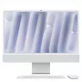 Apple 24 collu iMac ar Retina 4.5K displeju, nanostrukturētu stiklu: M4 mikroshēma ar 10 kodolu CPU un 10 kodolu GPU, 256 GB SSD, 16 GB – sudraba krāsā (MD3H4D/A)