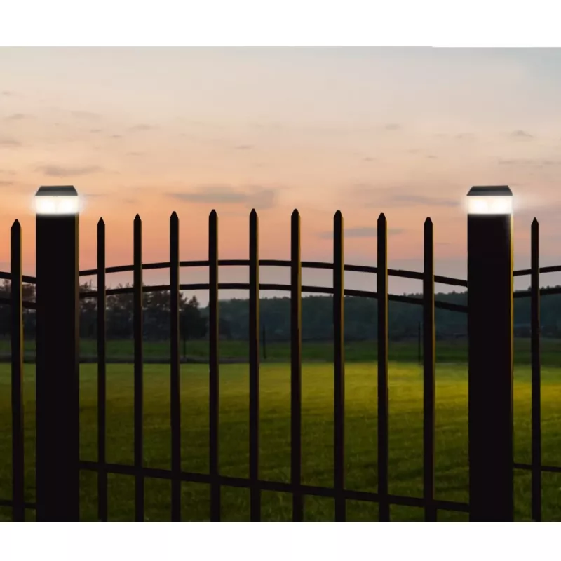 GB128 LED saules lampa žoga stabiem, dārza gaisma, Melna - zaļa Blue