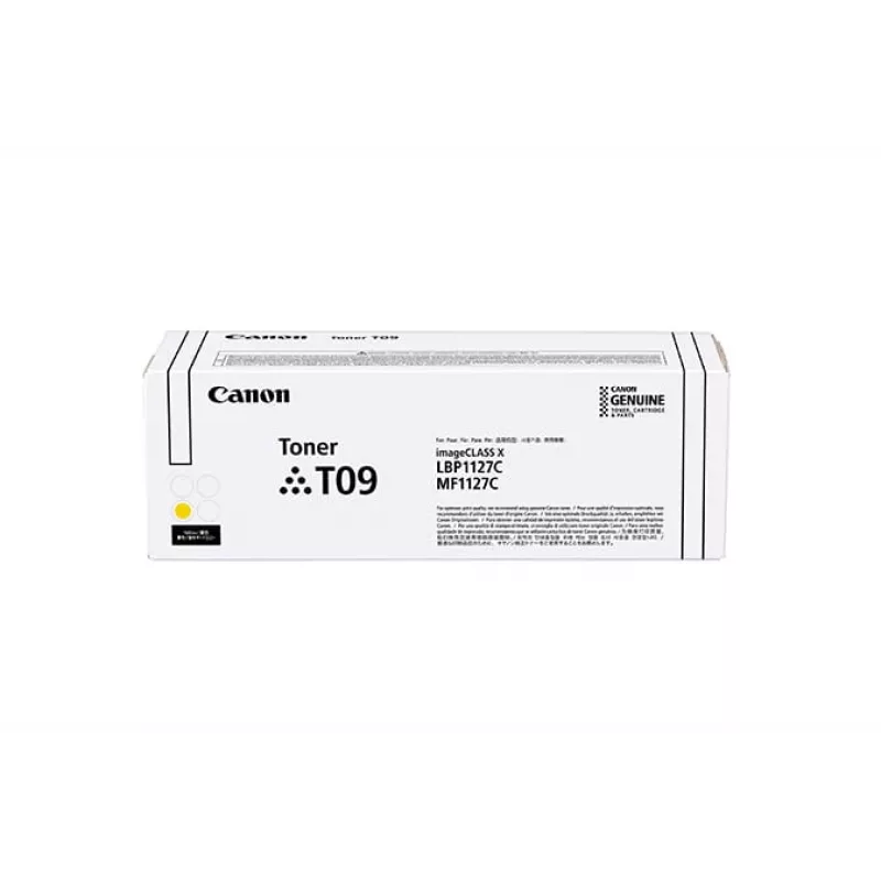 Canon TONER T09 Y tonera kasetne 1 gab. Oriģināls Dzeltens