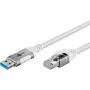 Goobay 74160 - Tīkla adaptera kabelis USB 3.0 Type A Gigabit Ethernet 3 m - Tīkla karte - 1.000 Mbps (74160)