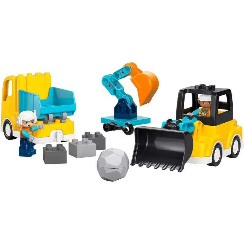 LEGO DUPLO 10475 3-in-1 Celtniecības transportlīdzekļi