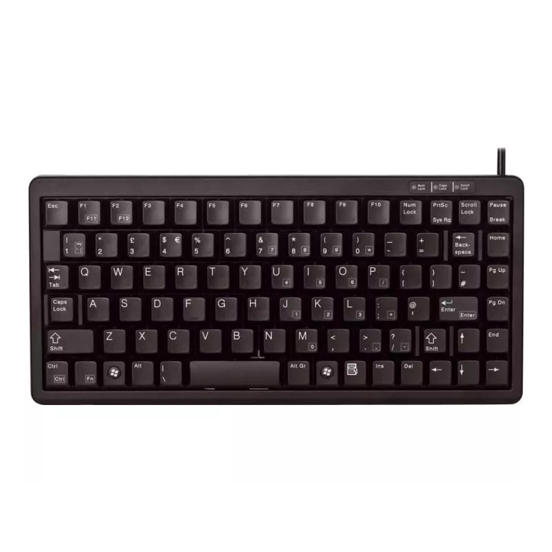 CHERRY G84-4100 tastatūra Universāla USB AZERTY Franču Melna