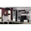 Cama viesistabas kumode UNI melns/balts glancēts
