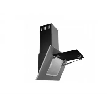 AKPO WK-4 Melns 2.0 60 GRAY/ Melns GLASS T300 Linear LED/Controller nosūcējs