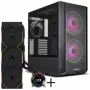 Lian Li LANCOOL 216 PC-Enclosure Bundle + HYDROSHIFT II LCD-C 360TL AiO - melns