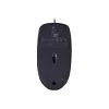 Logitech M90 vadu optiskā biroja pele — 1000 DPI, piemērota abām rokām, USB Type-A, melna