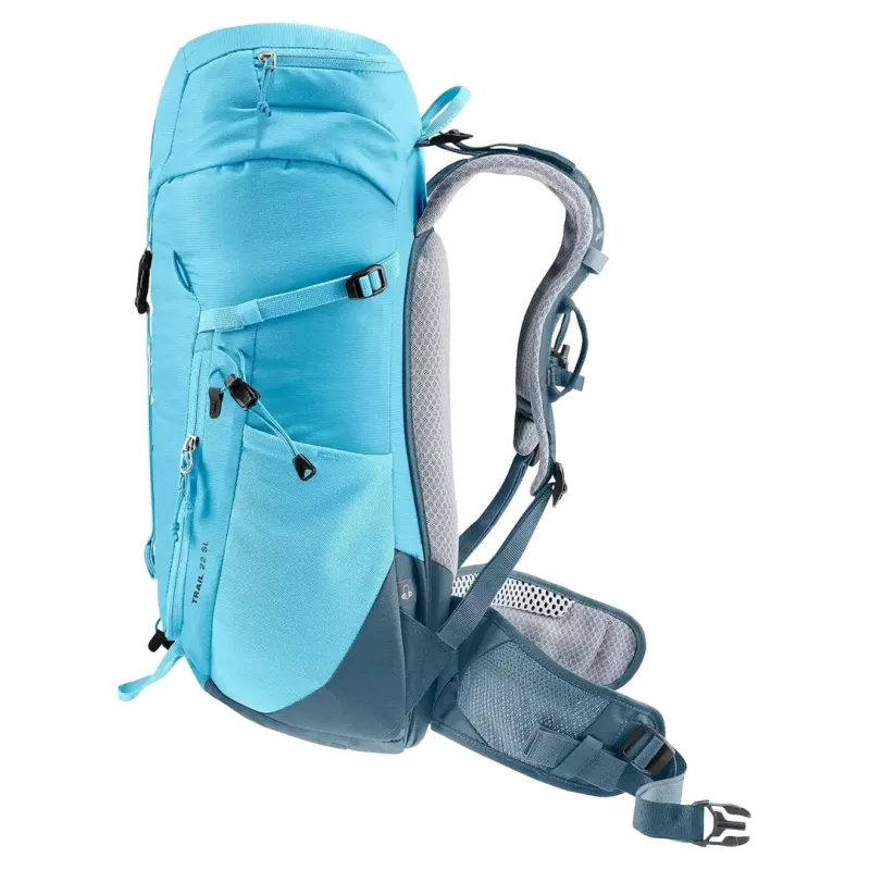 Mugursoma DEUTER Trail 22 SL sieviešu pārgājienu mugursoma, 22 L, lagūnas-atlantijas, poliesters, 990 g