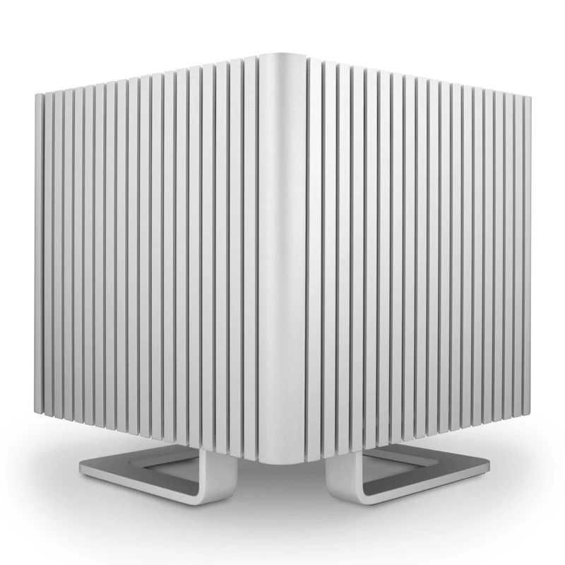 Streacom DB4 bezventilatora kubveida korpuss + Nano 120 W barošanas avots - sudraba