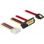 SATA vads DeLOCK 85231 0.3m SATA 7 kontaktu + Molex 4 kontaktu
