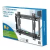 TV sienas stiprinājums Esperanza PERSES 35,6–127 cm (14 collu–50 collu) ekrāniem, VESA 75x75–200x200, maks. 25 kg, melns