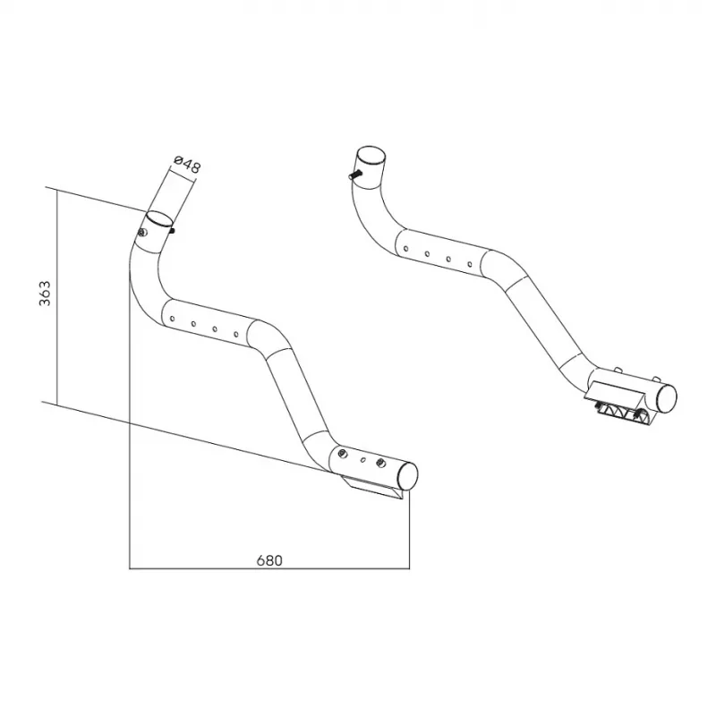 Oplite GTR S3/S8 Flight Stand Kit for Thrustmaster and Logitech Peripherals