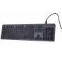 vadu tastatūra CK-400 melni pelēka