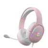 Austiņas Subsonic Spectra LED spēļu austiņas Sweety Pink