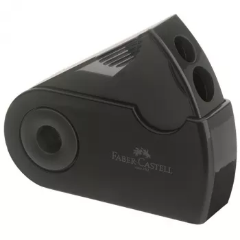 Manuālais zīmuļu asināmais Faber-Castell SLEEVE Melns