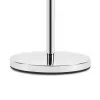 Brīvi stāvošs grima spogulis Girmi BE02 — apaļš nerūsējošā tērauda, LED skārienvadība, 1x/3x palielinājums, USB-C uzlādējams (1000 mAh)