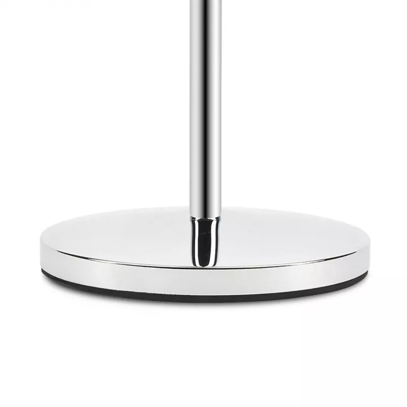 Brīvi stāvošs grima spogulis Girmi BE02 — apaļš nerūsējošā tērauda, LED skārienvadība, 1x/3x palielinājums, USB-C uzlādējams (1000 mAh)