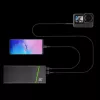 USB kabelis zaļa Cell KABGC19 USB 2.0 2m USB A USB C Melns