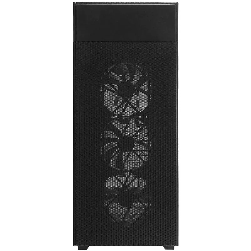 InWin Modfree Deluxe Big-Tower rūdīta stikla korpuss – melns