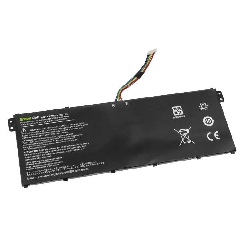 Green Cell AC72 klēpjdatora rezerves akumulators