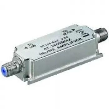 Wentronic Goobay SAT/BK antenas pastiprinātājs, 47-2400 MHz, 20 dB - Iekļauts pastiprinātājs signāla uzlabošanai (67155)