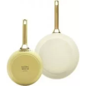 Pannu komplekts GreenPan Padova Reserve — alumīnijs, dzeltens, Ø20 cm & Ø26 cm (2 gab.)