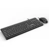 Inca IMK-377 tastatūra ar peli iekļauta biroja USB turku melna