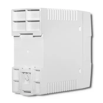 Qoltec Din Rail barošanas bloks | 40W | 24V | 1.67A | Balts | plāns