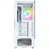PC Case Montech X5 Midi Tower balta ATX 3x140mm Fans