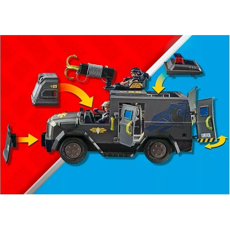 Darbības/piedzīvojumu spēļu komplekts Playmobil City Action 71144 Daudzkrāsains 5-10 gadiem