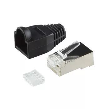 Vadu savienotājs RJ45 LogiLink MP0022 melns caurspīdīgs